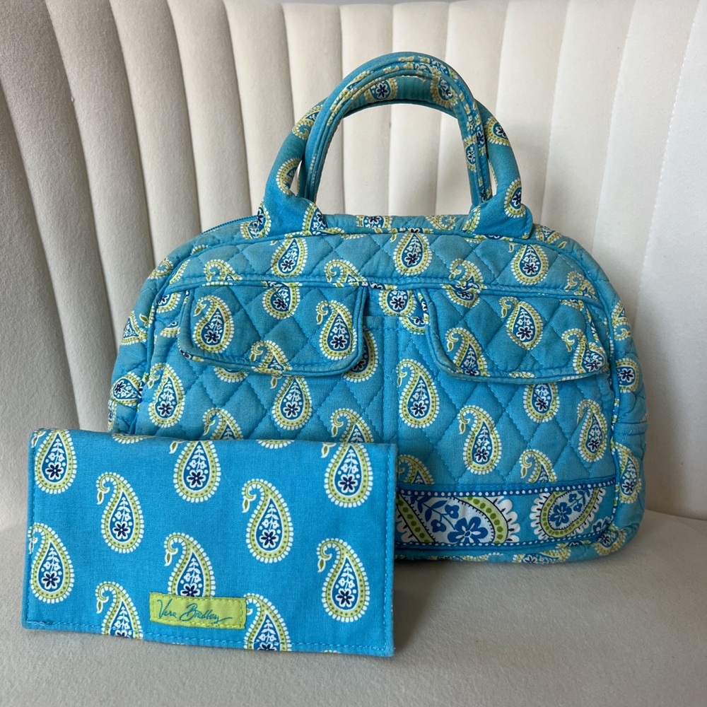 Vera Bradley Y2K Top Handle Purse and Wallet
